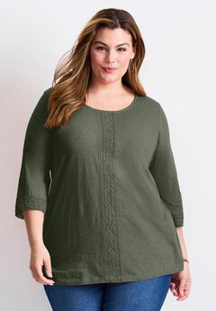 Crochet Trim Tunic