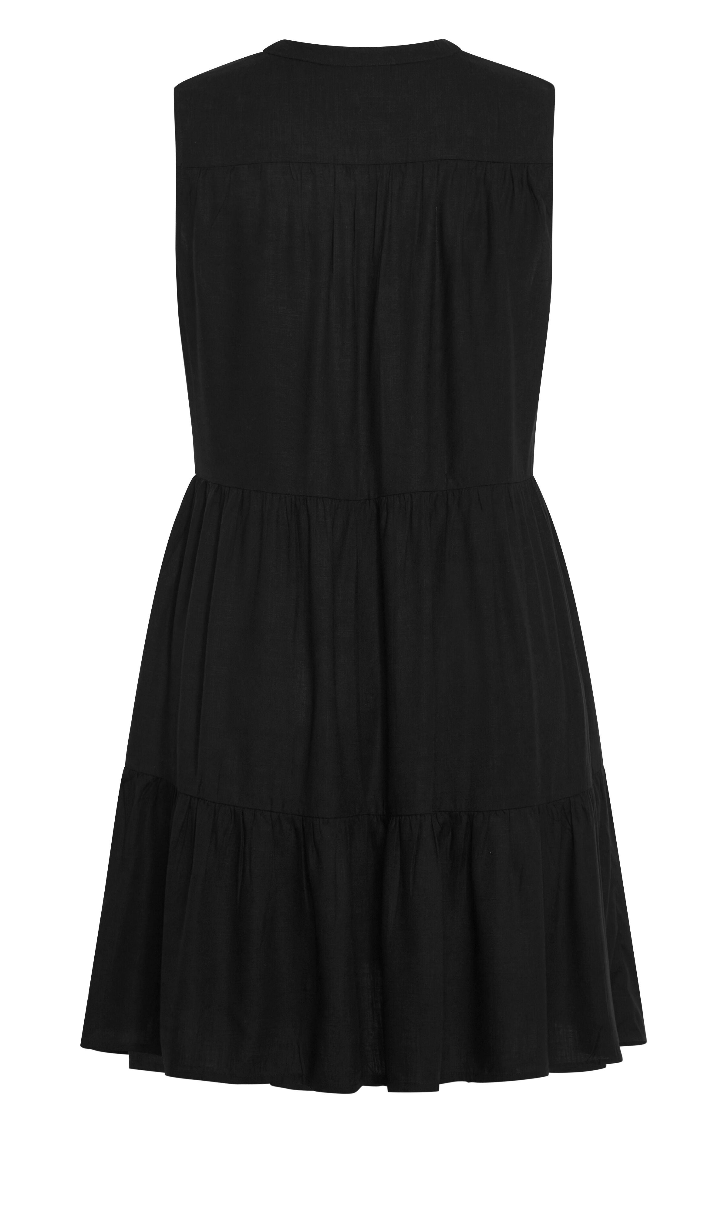 Saddie Dress - black, BLACK, alternate image number 4