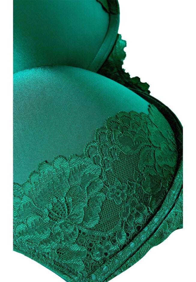 Allure Push Up Bra - kelly green, GREEN, alternate image number 6