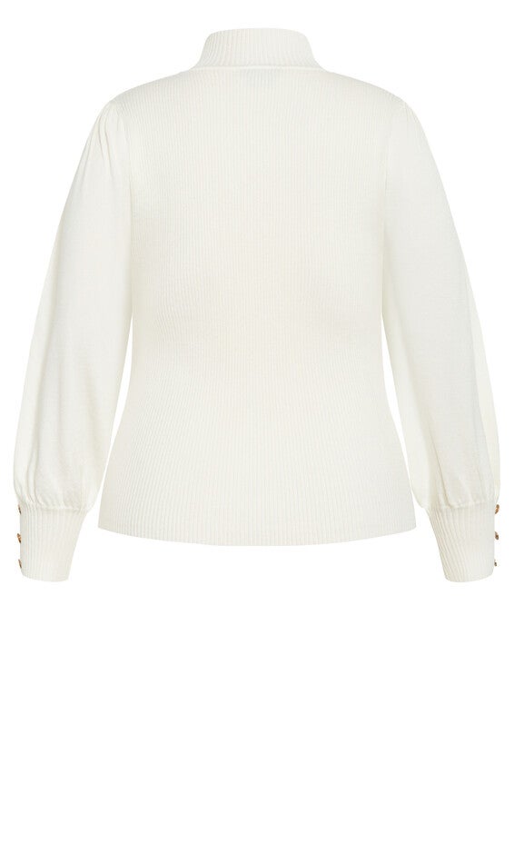 Sofia Sweater - cream, WHITE, alternate image number 6