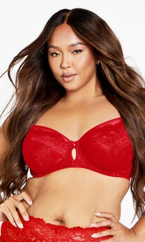 Manon Underwire Bra - rose red