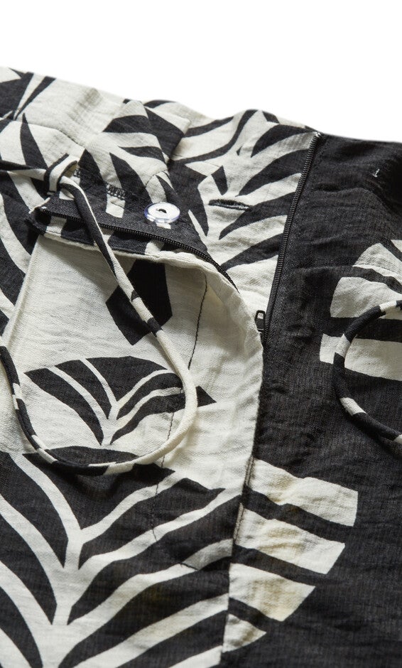 Peta Print Pant - black, BLACK, alternate image number null
