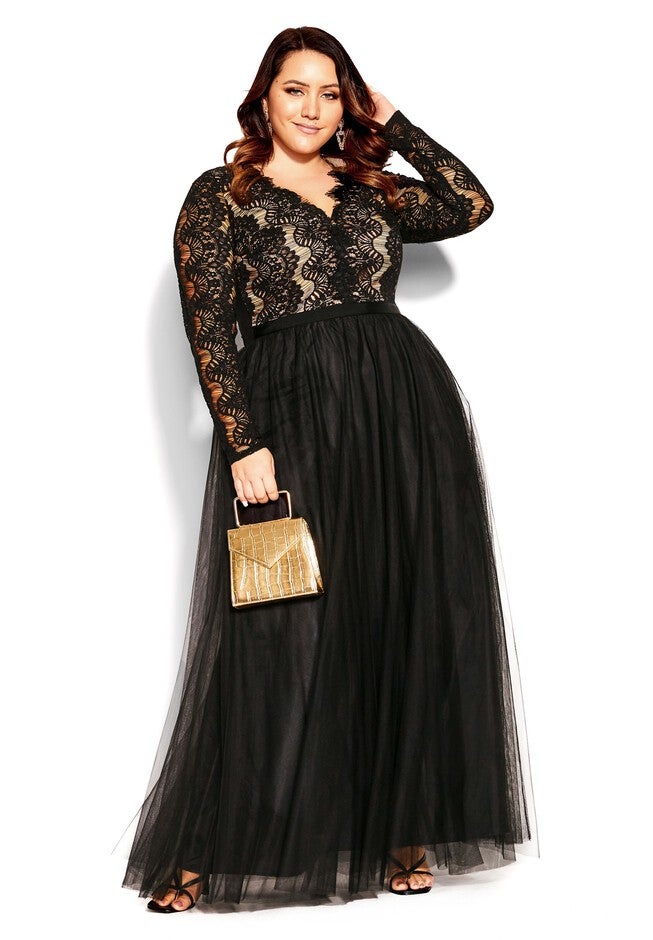 Rare Beauty Maxi Dress - black, BLACK, on-hover image number 1