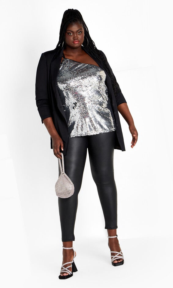 Ansley Top - silver, GRAY, alternate image number 3