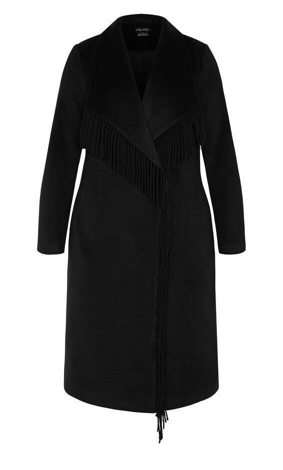 Amelia Coat - black, BLACK, alternate image number null