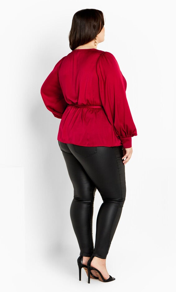 Opulent Top - cherry, RED, alternate image number null