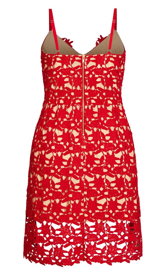 So Fancy Dress - scarlet, RED, alternate image number 5