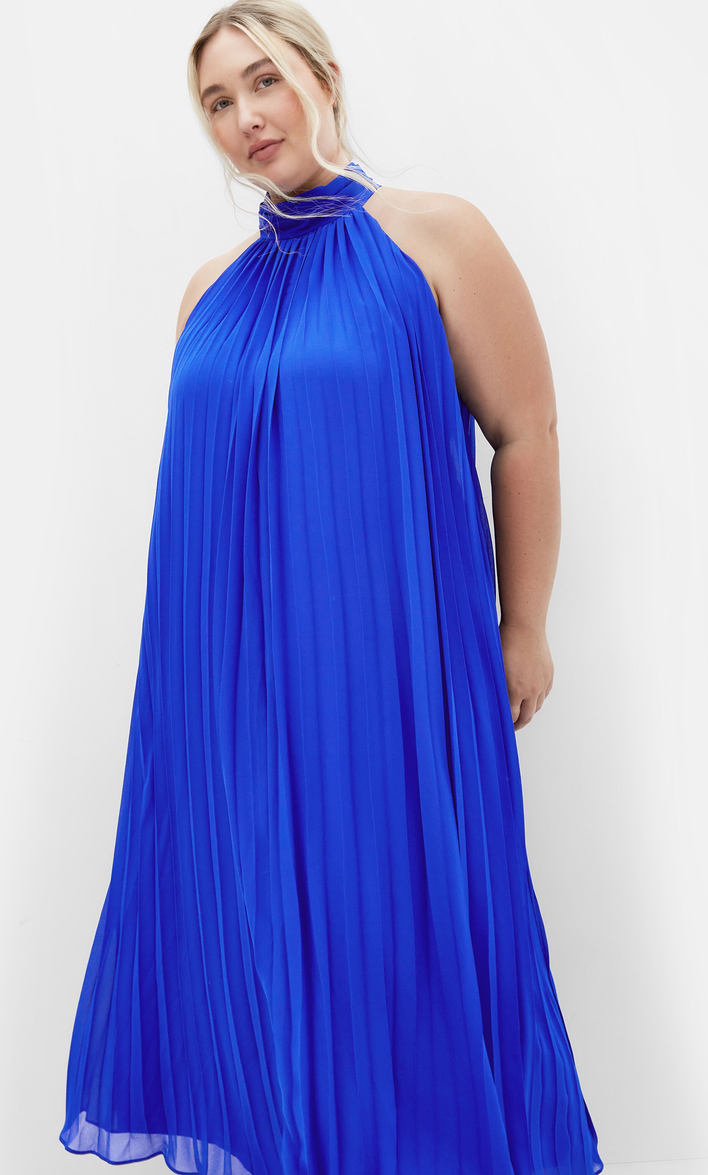 Aida Maxi Dress - cobalt, BLUE, alternate image number 2