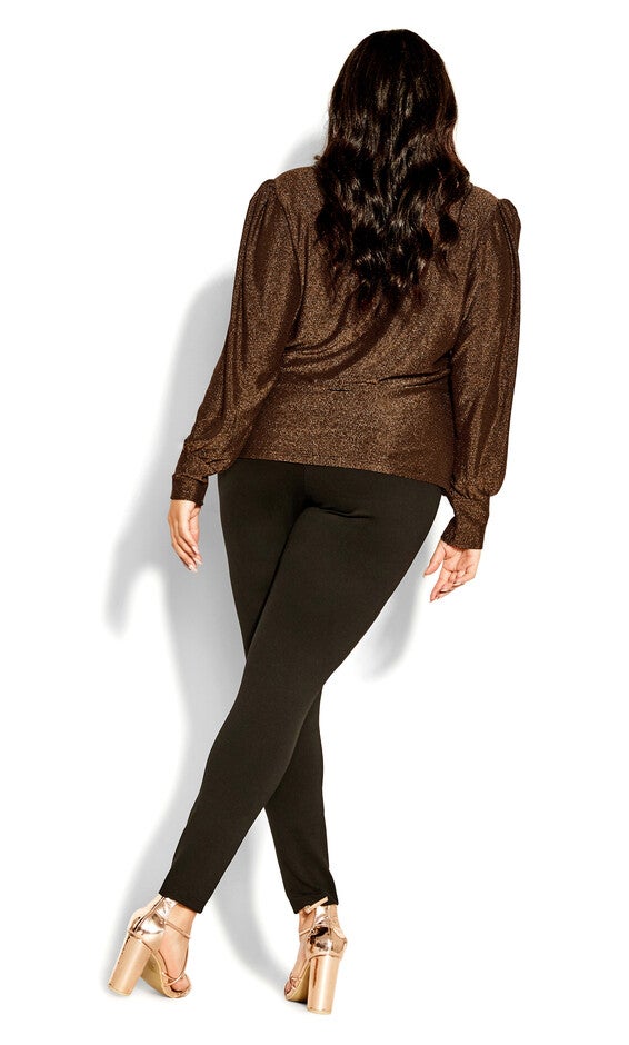 Glowing Top - bronze, BROWN, alternate image number null