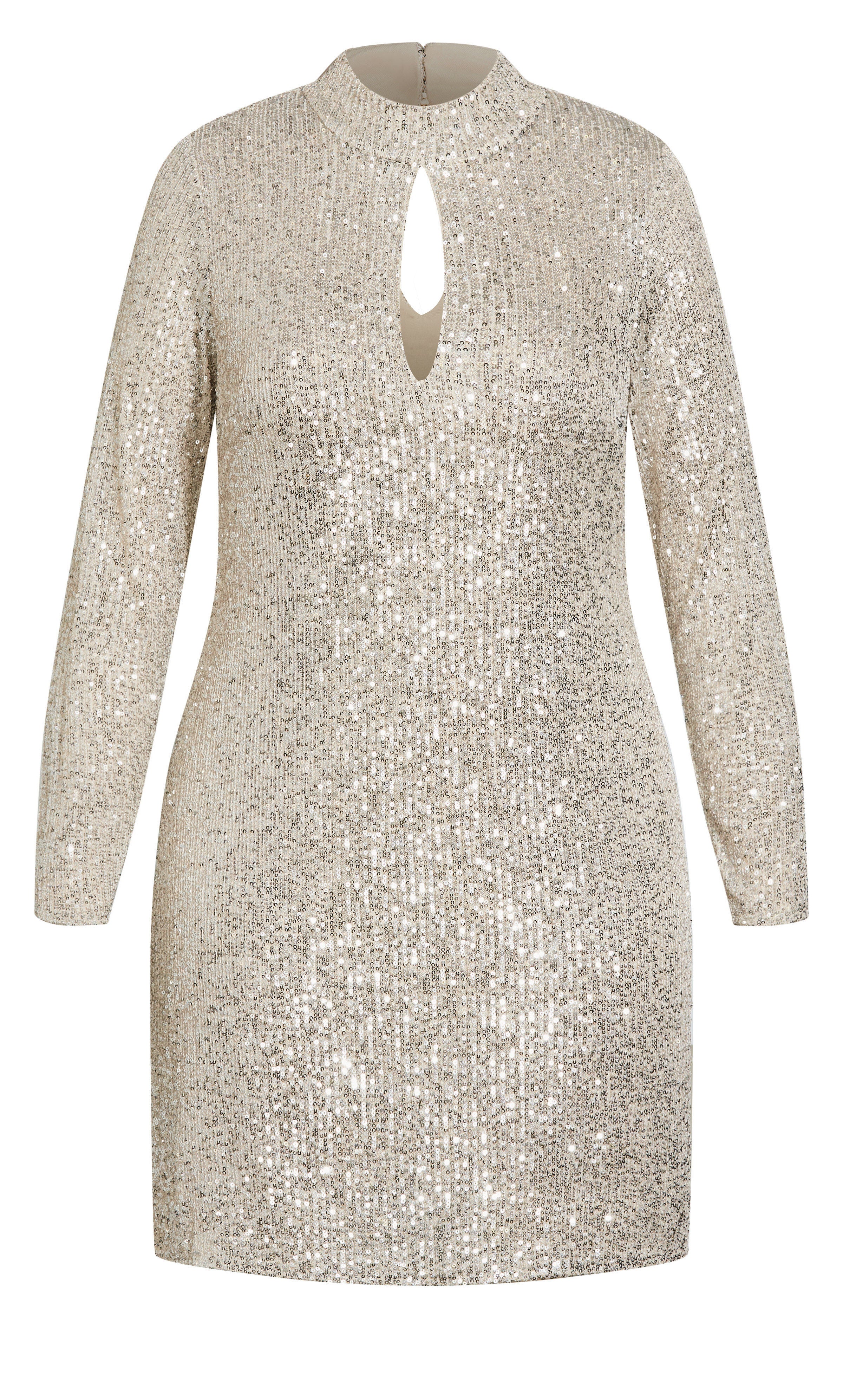 Glowing Dress - beige, BEIGE, alternate image number 4