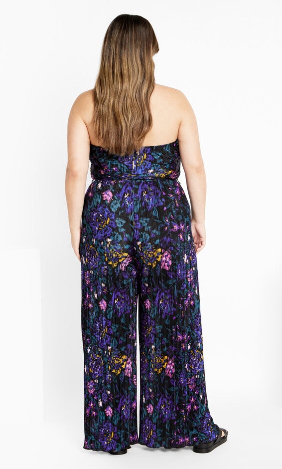 Kira Print Jumpsuit - black, ETCHED, alternate image number 2