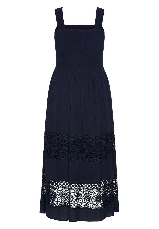 By The Beach Maxi Dress - navy, BLUE, alternate image number null