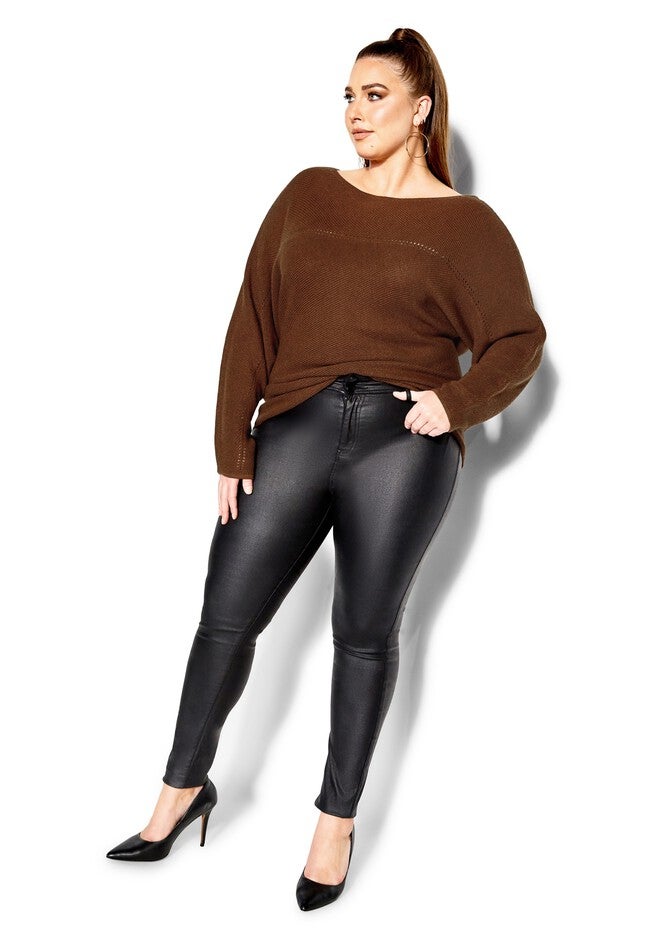 Romance Sweater - copper, BROWN, on-hover image number null