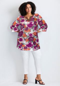 Beaded Embellishment Tunic