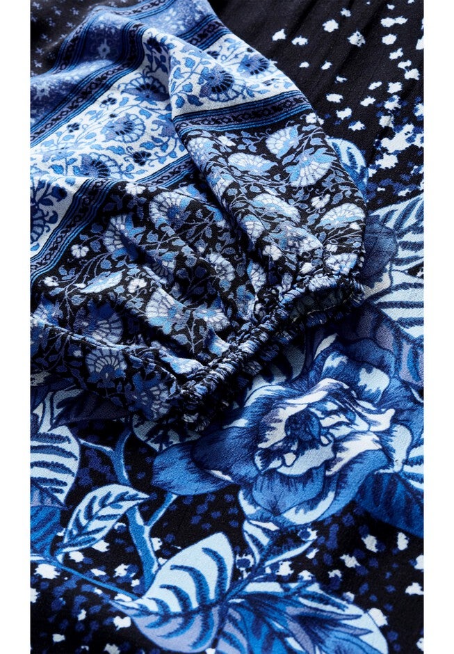 Nichola Scarf Top, BLUE, alternate image number null