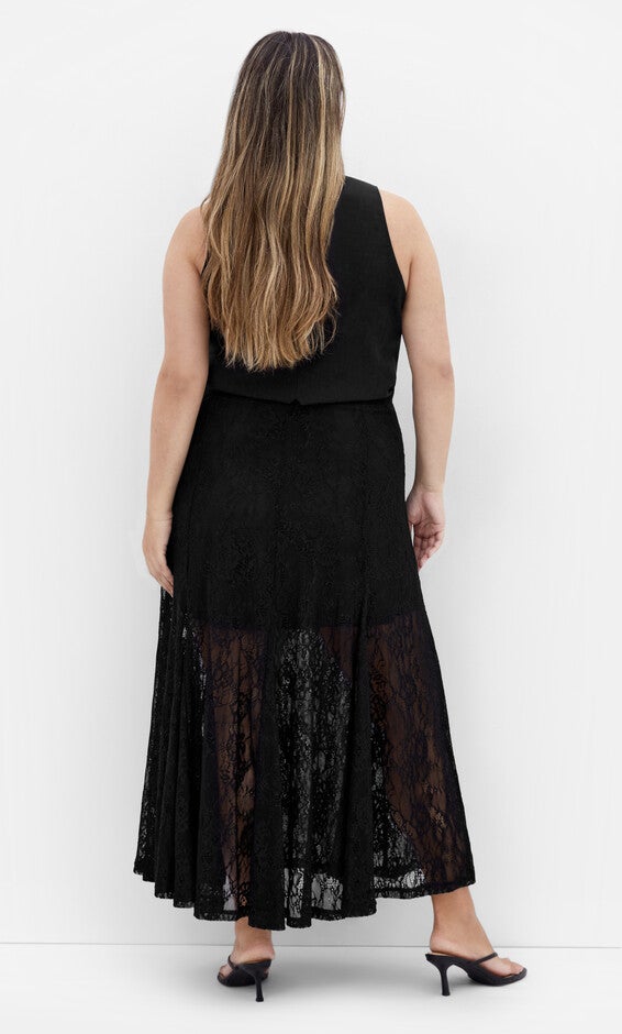 Aura Skirt - black, BLACK, alternate image number null
