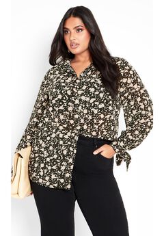 Plus Size Black Dress Shirts