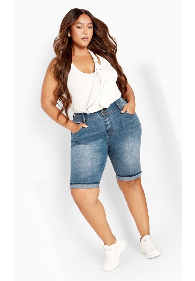Killer Pins Short - light denim, BLUE, on-hover image number 1