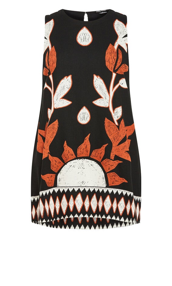 Nala Print Dress - black, NALA, alternate image number null