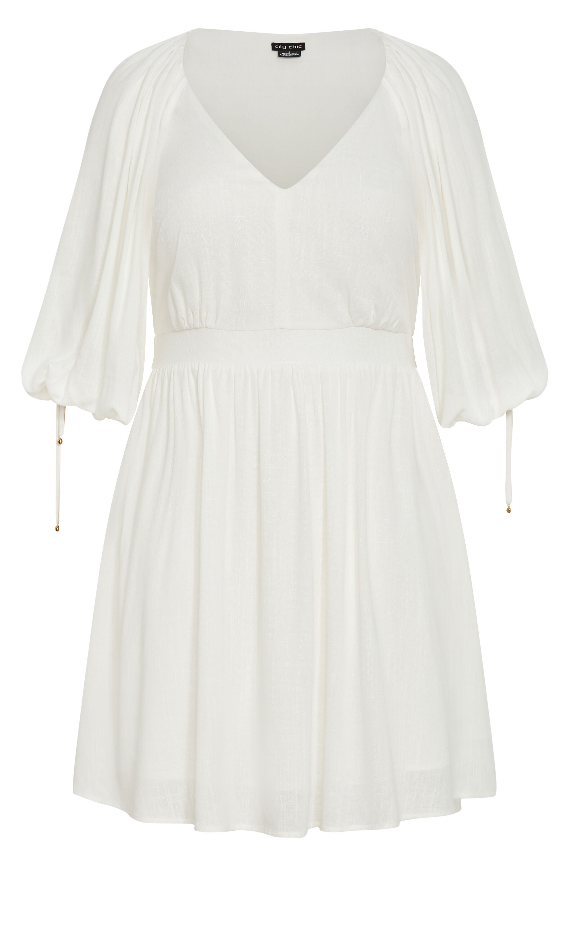 Scarlette Dress - ivory, WHITE, alternate image number 4