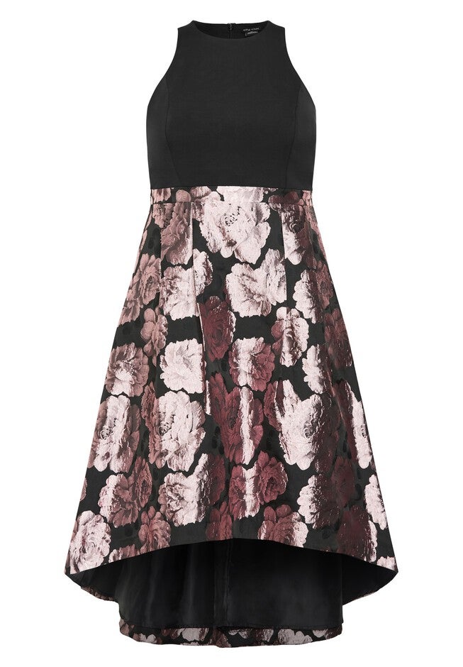 Beatrice Dress - black, BLACK, alternate image number null