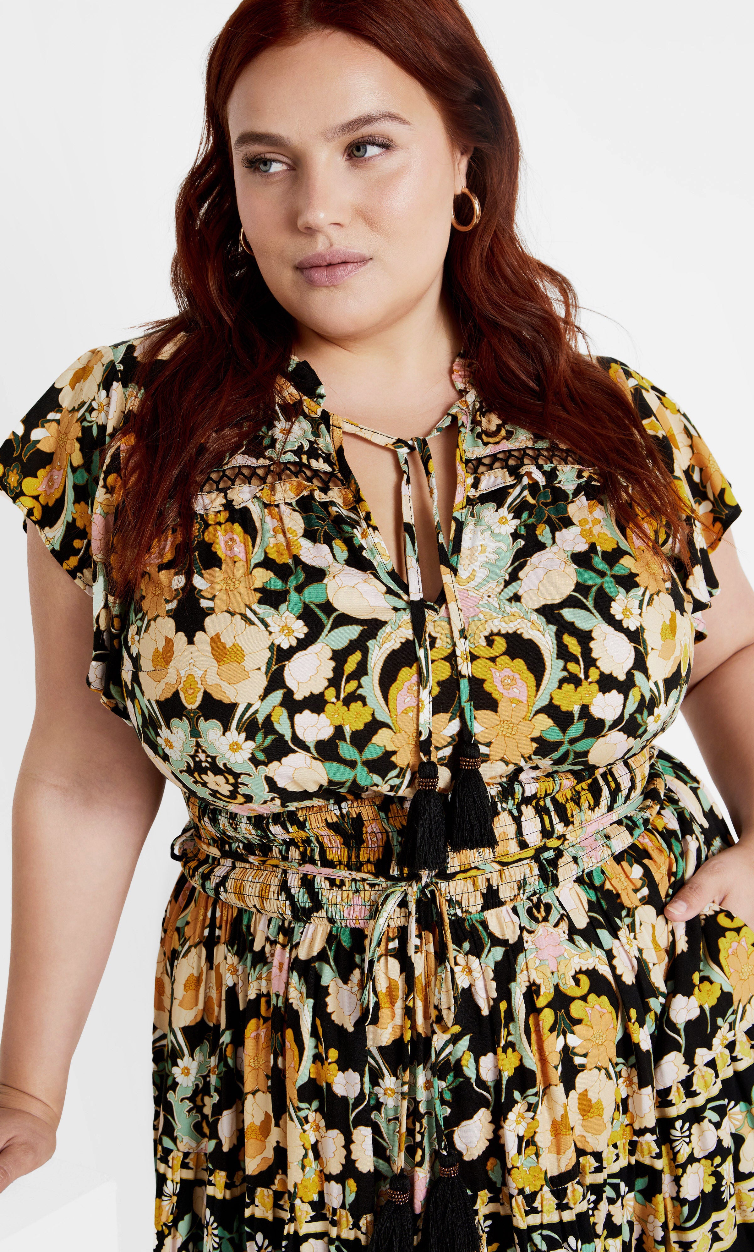 Lilah Dress - black, BLACK, alternate image number 1