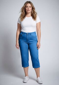 Butter Denim Straight Crop