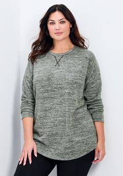 Rayna Hacci Drop Shoulder Top