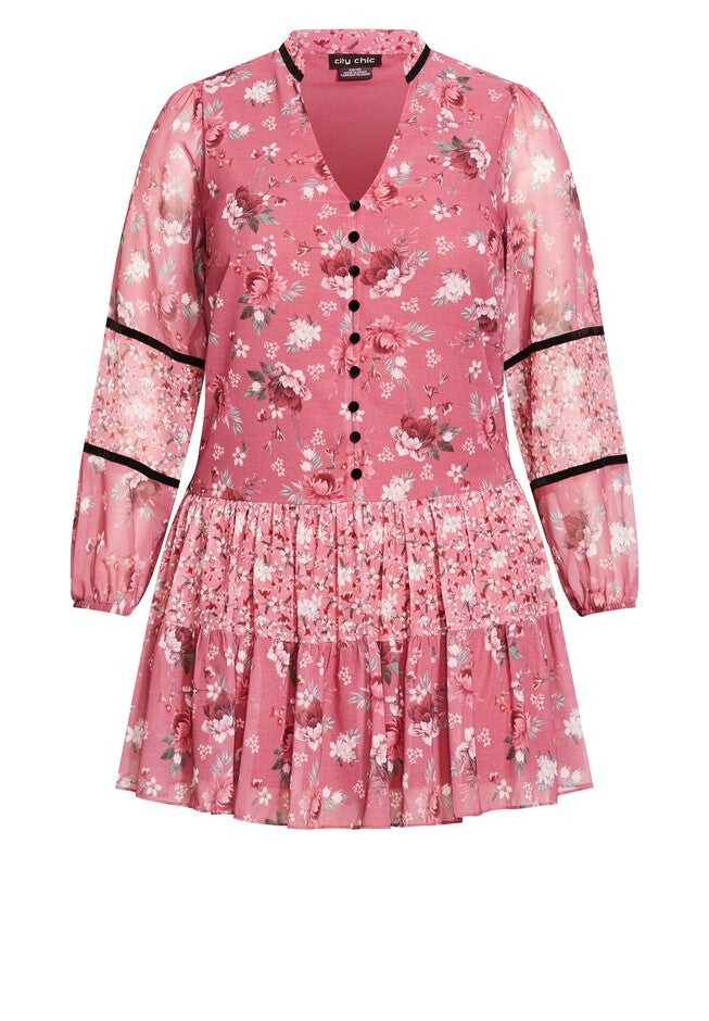 Laura Dress - pink, PINK, alternate image number 3