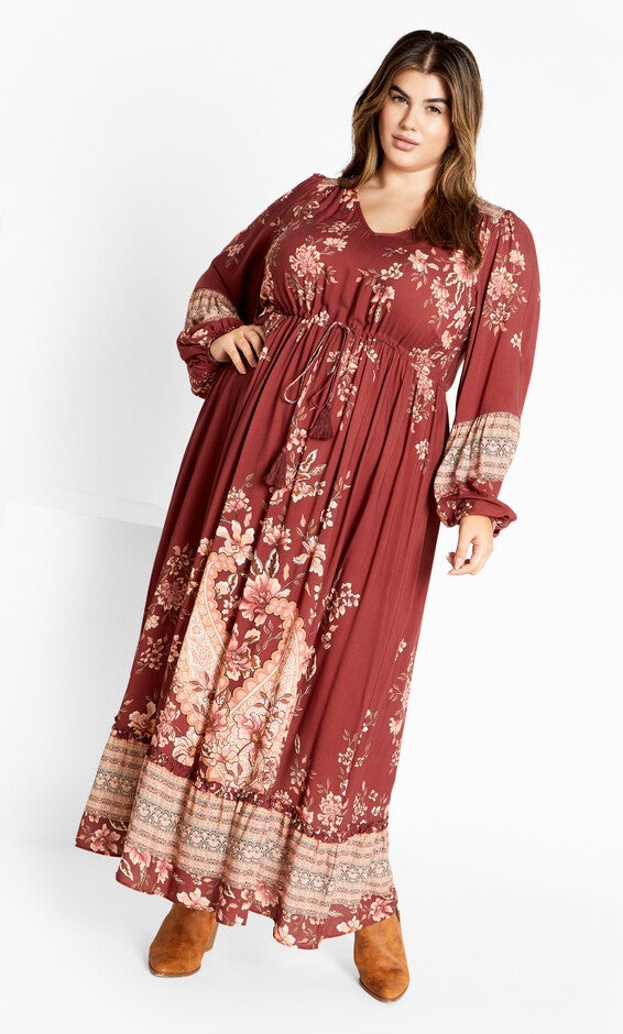 Faith Maxi Dress - desert rose, ORANGE, alternate image number 2