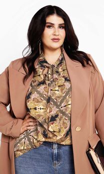 Lucille Print Shirt - paisley mirage