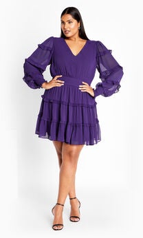 Daisy May Dress - royal purple