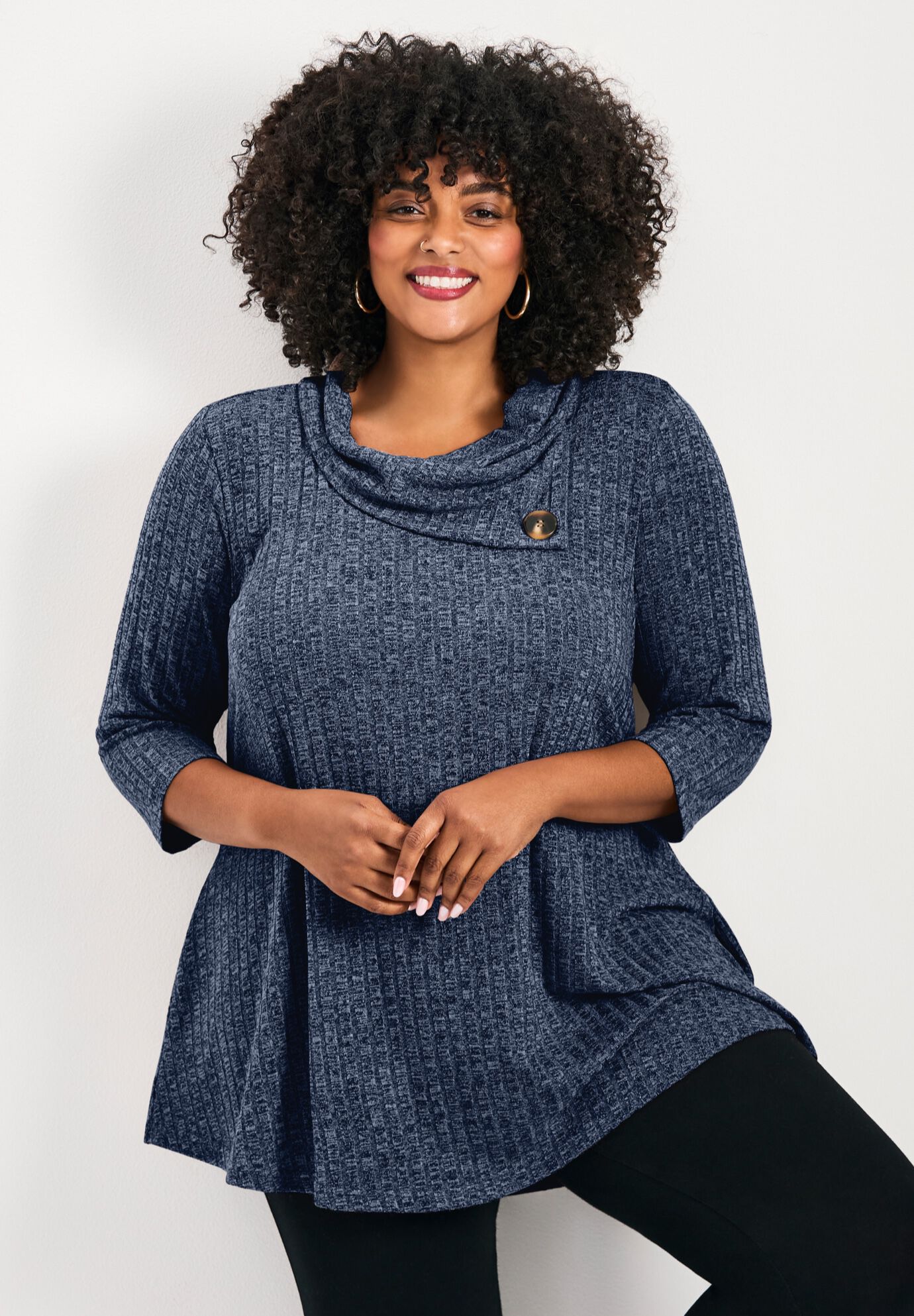 Trendy plus size tunics 2025