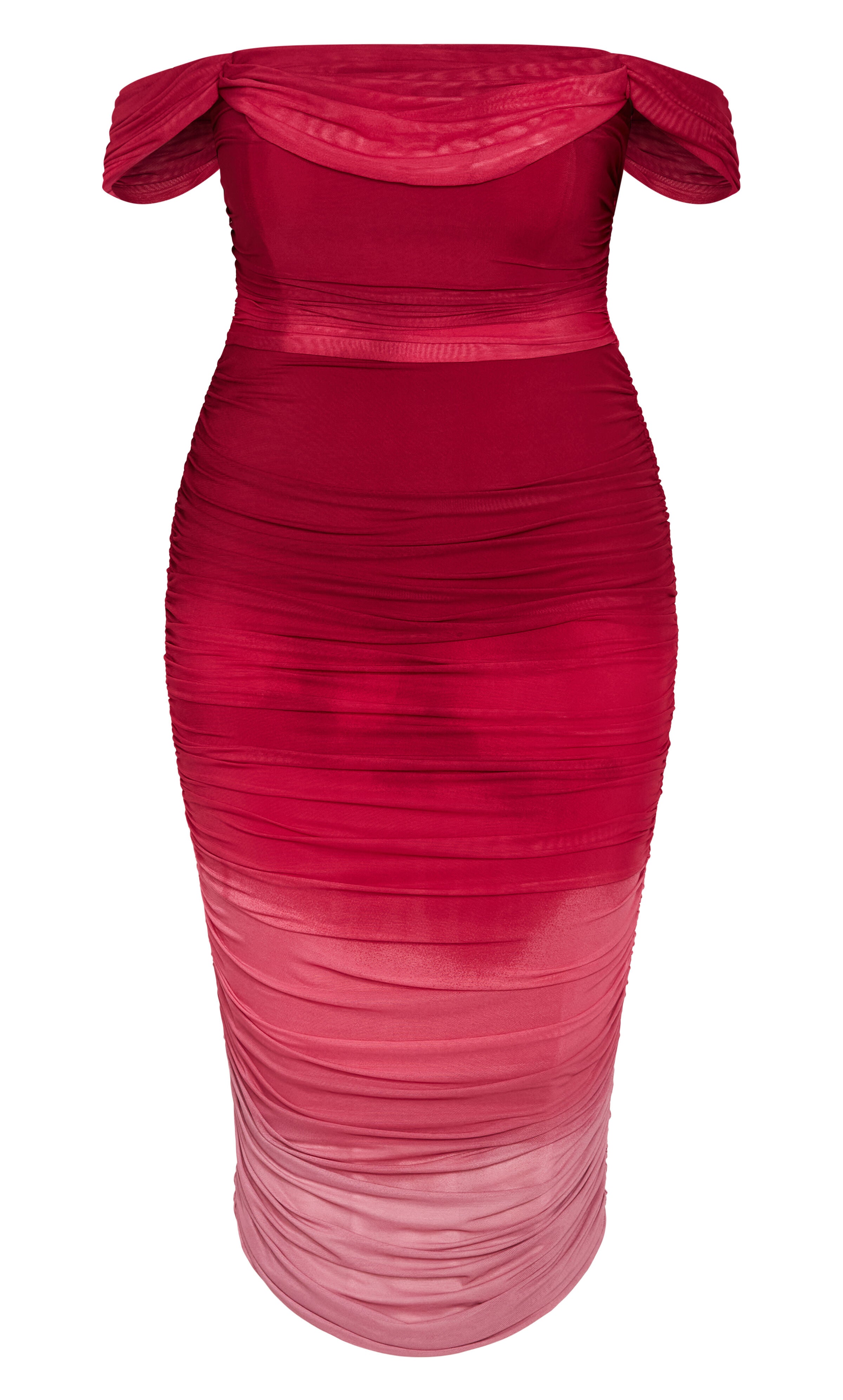 Alyssa Print Maxi Dress - ruby, RED, alternate image number 3