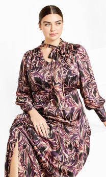 Suzanne Maxi Dress - plum