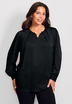 Chain Detail Satin Top