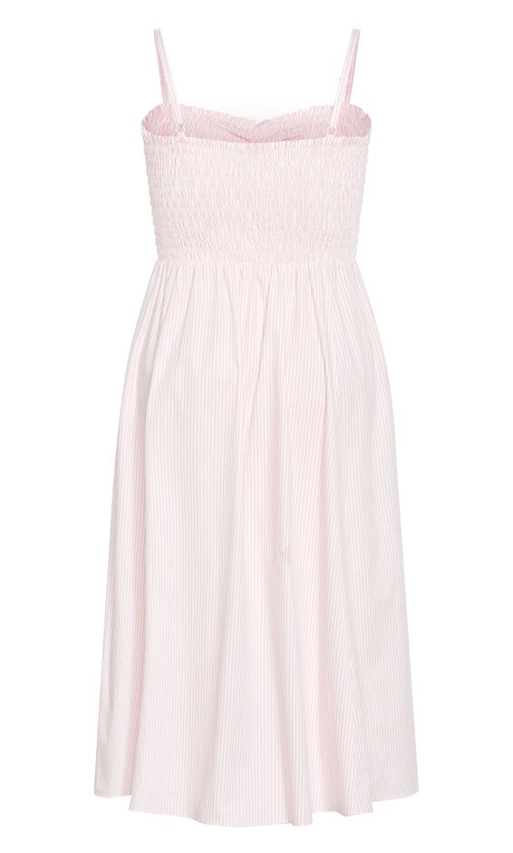 Vacation Maxi Dress - pink stripe, PINK, alternate image number 4