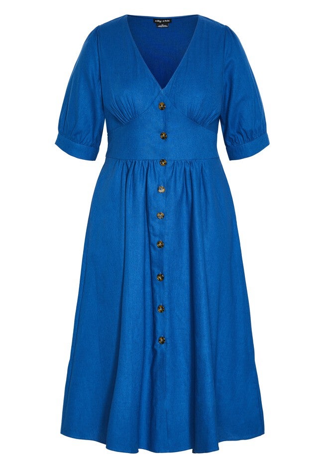 Sunset Stroll Dress - monaco blue, BLUE, alternate image number null