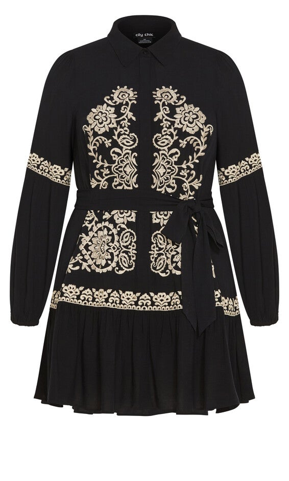 Marlie Dress - black, BLACK, alternate image number null