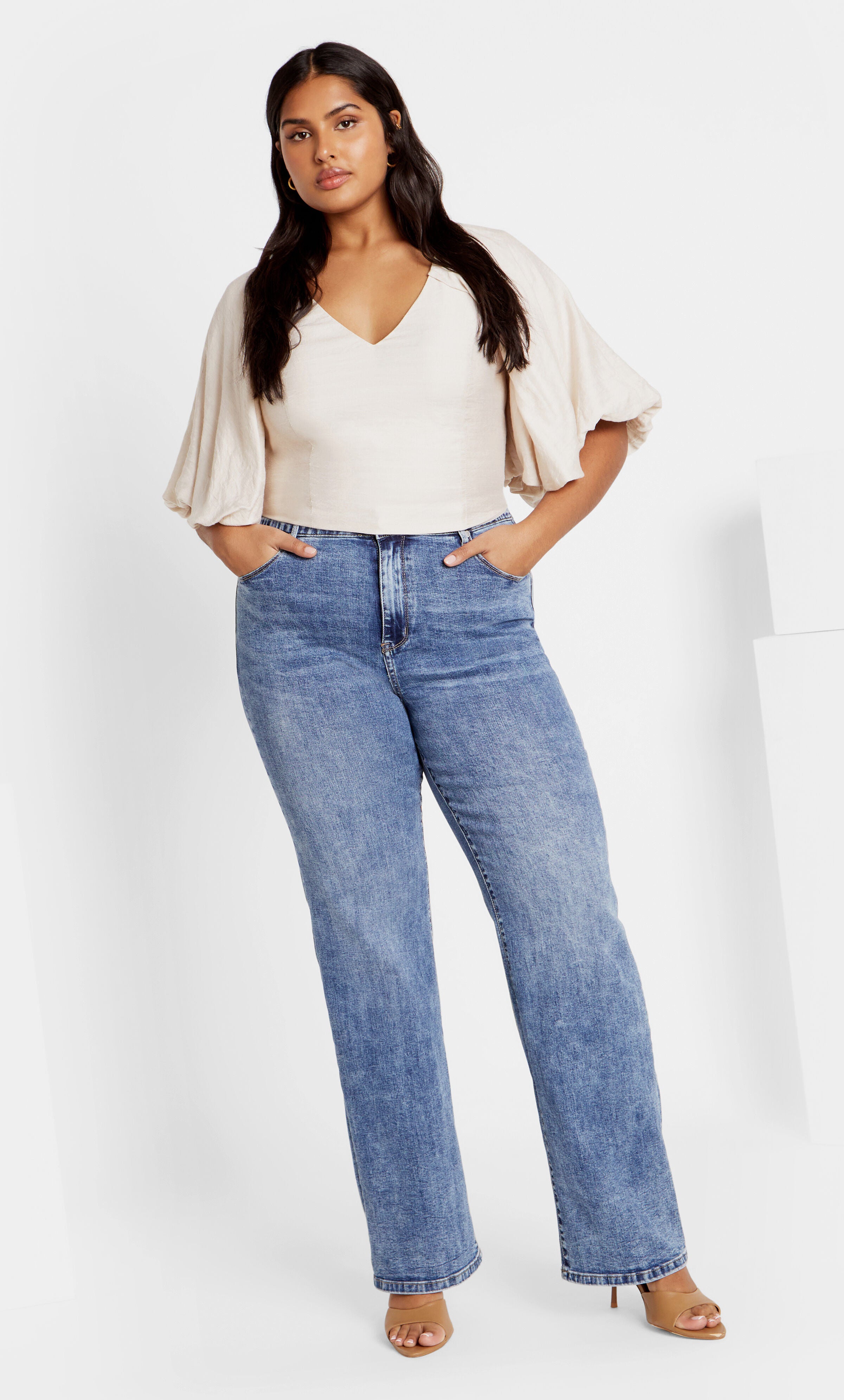 Peta Top - oat, WHITE, alternate image number 1