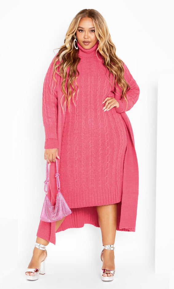 Kenzi Dress - vibrant pink, VIBRANT PINK, hi-res image number null