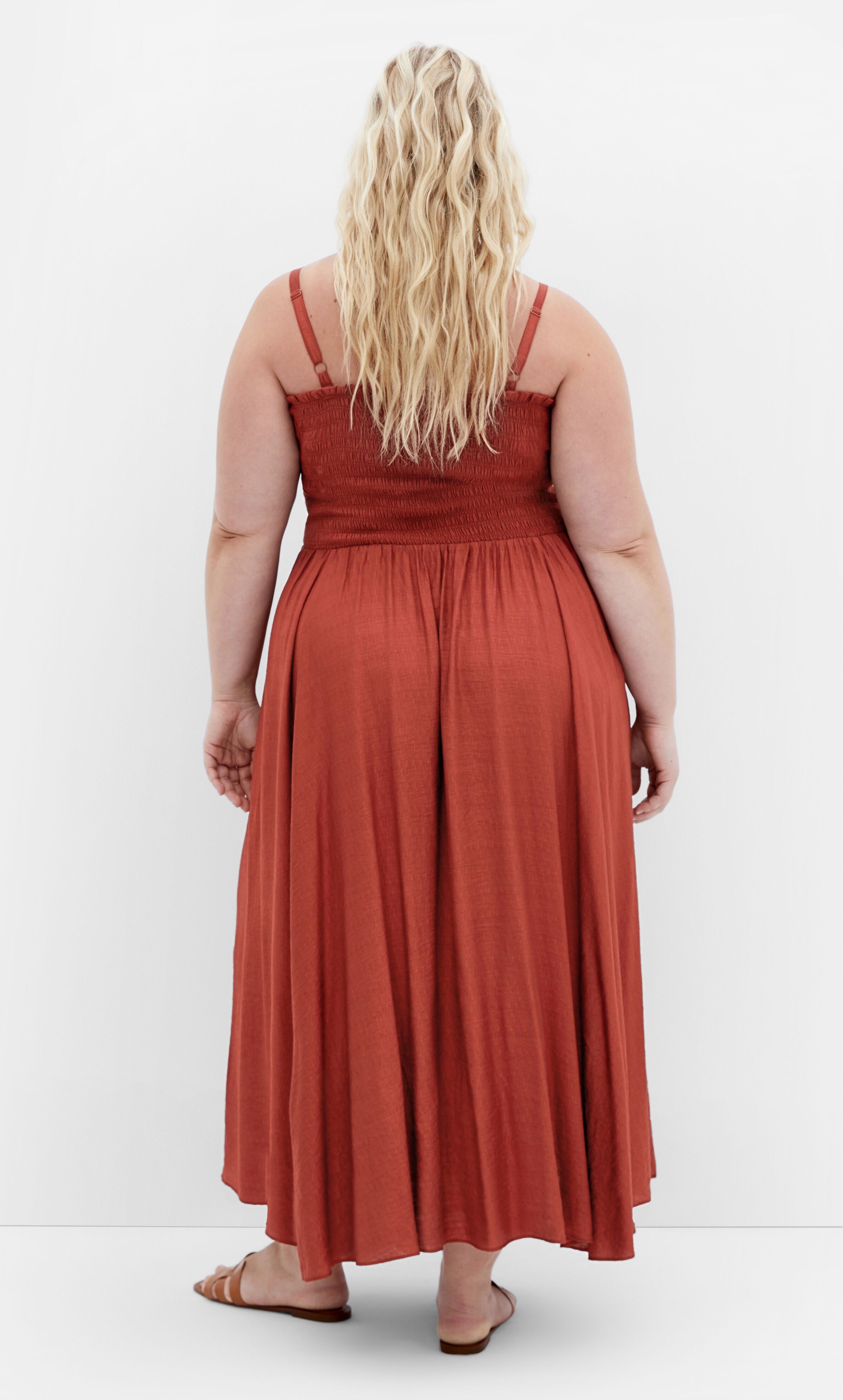 Maui Maxi Dress - ginger, ORANGE, alternate image number 1