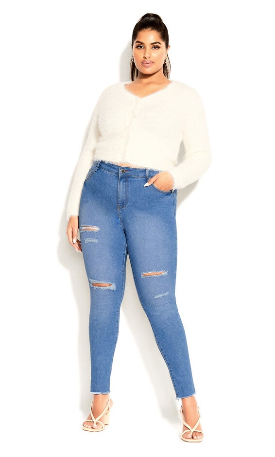 Asha Wild Rose Jean - blue, BLUE, hi-res image number null