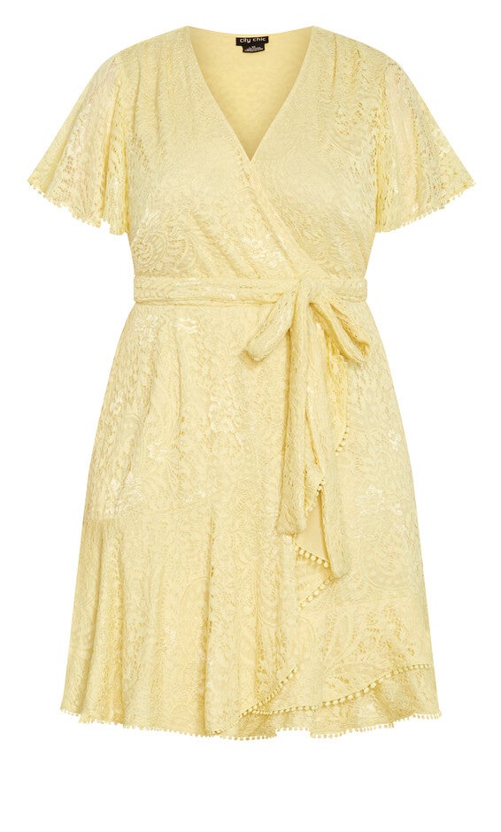 Sweet Lace Dress - buttercup, YELLOW, alternate image number 3