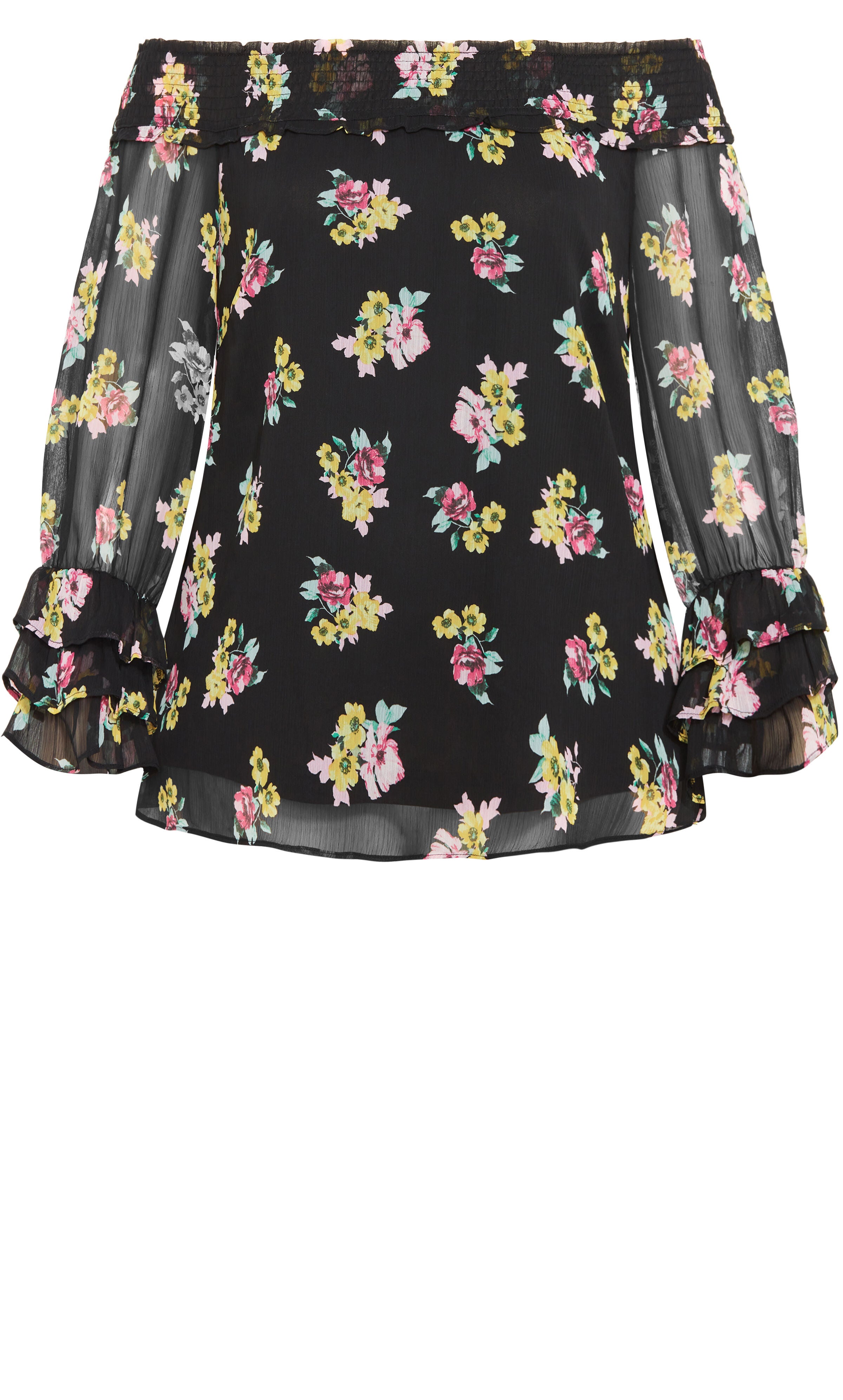 Anais Top - black, BLK MELANIE DITSY, alternate image number 4