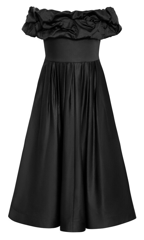 Mayah Dress - black, BLACK, alternate image number null