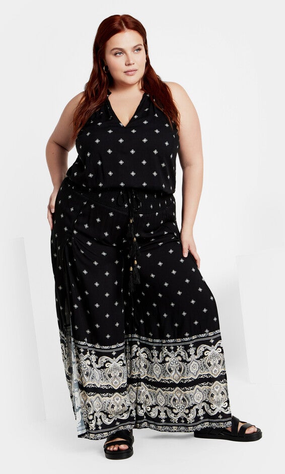 Sky Pant - black, BLK WILD LOVE, hi-res image number 0