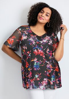 Mesh Swing Tunic