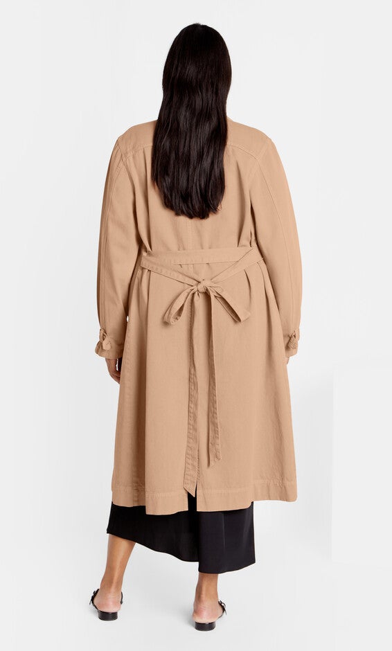 Laylo Trench Coat - caramel, BROWN, alternate image number null