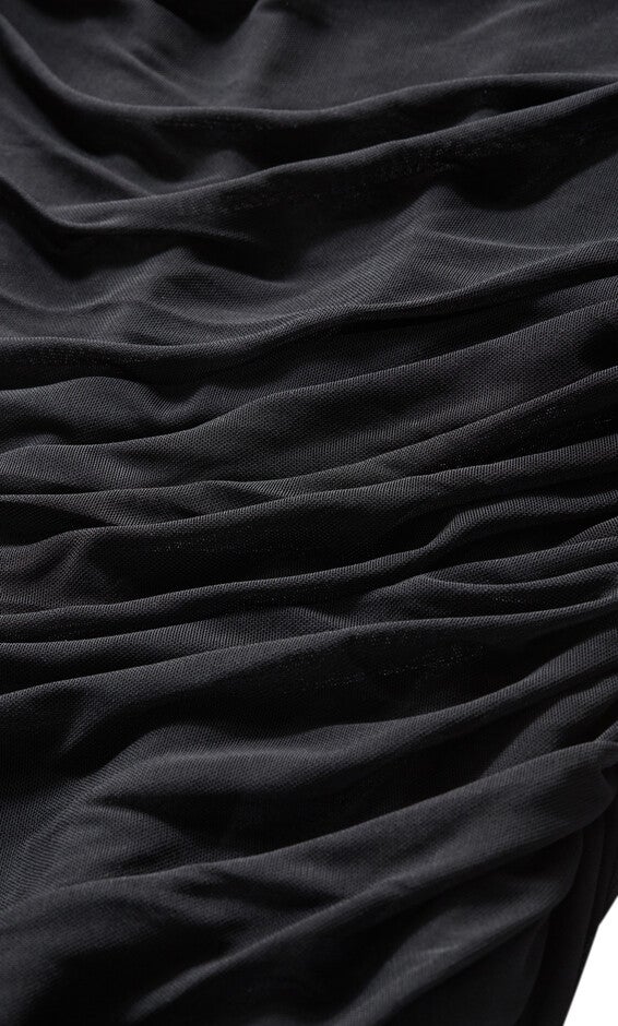Halo Dress - black, BLACK, alternate image number null
